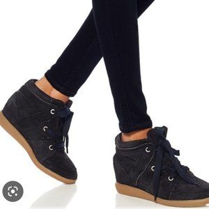 Isabel Marant » Black Bobby Suede Sneakers